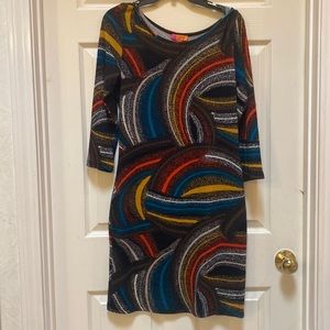 Printed bodycon dress